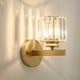 thumbnail image 1 of Aplique de pared LED de cristal para decoración moderna del hogar, ideal para sala de estar, pared de TV, dormitorio y pasillo, aplique de vidrio E27, iluminación de pasillo y escalera, 1 of 5