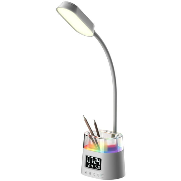 Moorefield Lámpara de Escritorio LED con Cuello de Cisne Flexible