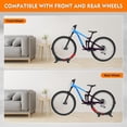 thumbnail image 4 of Upgraded  Bike Stand Floor - Portable Garage Storage for 24-29 Inch Bikes with 3.5 Tire Width Support, Heavy Duty Steel Red Rack, 4 of 6