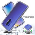 thumbnail image 6 of OnePlus 8 Pro Case, Kaesar Ultra Transparency Colorful Protective Bumper Case With Soft Back Panel for OnePlus 8 Pro (Purple), 6 of 6
