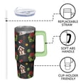 thumbnail image 3 of 30oz Holiday Tumbler with Lid and Straw, Stainless Steel Cup with Handle Travel Coffee Mug, Xmas Presents for Adults, 3 of 5