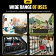 thumbnail image 6 of MIKKUPPA Car Trunk Organizer - 95L Collapsible Trunk Organizer with Lid, Sturdy Car Storage for SUV Auto Truck Van with Adjustable Straps and Non Slip Bottom (Black, X-Large), 6 of 7