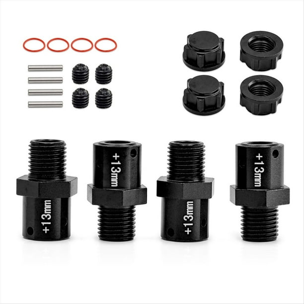 Kit de Conector de 13 mm para Actualización de Coche RC Arrma1/8Kraton para Accesorios de Actualización de Coche RC 1/7, Color Negro