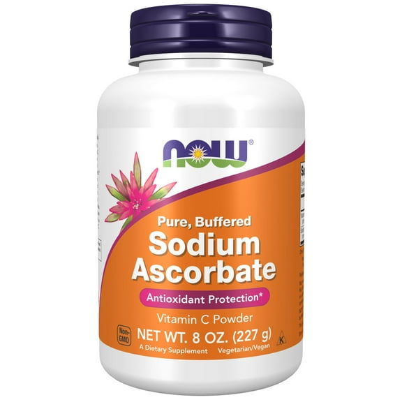 NOW Supplements, Sodium Ascorbate Powder, Buffered, Antioxidant Protection*, 8-Ounce