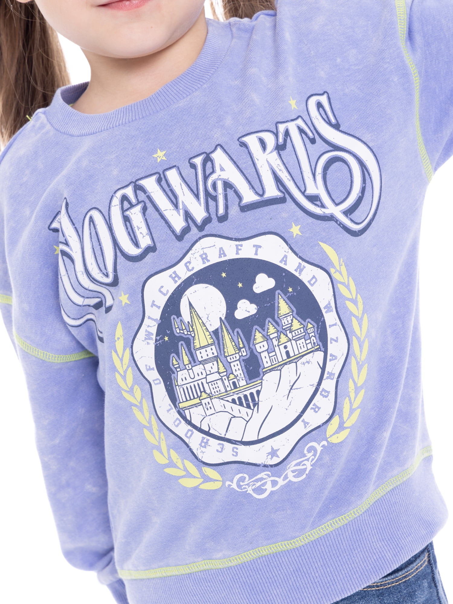 Harry Potter Toddler Girls Hogwarts Graphic Sweatshirt, Sizes 12M-5T