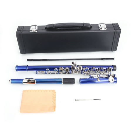 Zimtown 16 Hole C Flute for Student Beginner School Band with
