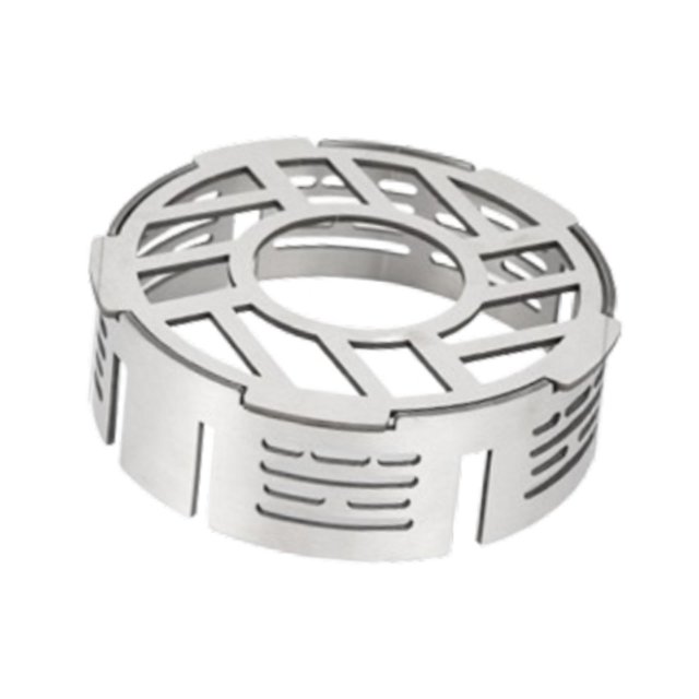 tamizeot Réchaud de Camping Pare-Vent Couverture pour Camping Randonnée 10.8cmx3.5cm Argent 10.8x3.5cm