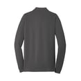 thumbnail image 4 of Port Authority 1191444 EZCotton Long Sleeve Polo in Sterling Grey for K8000LS - Large, 4 of 4