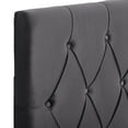 thumbnail image 2 of CorLiving Catalina Queen Size Diamond Tufted Velvet Headboard, 2 of 8