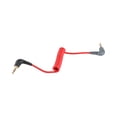 thumbnail image 1 of Lanxri 3.5mm Right-Angle TRS To 3.5mm Right-Angle TRRS Coiled Cable For Smartphone, 1 of 3