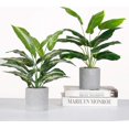1 Pack Artificial Fake Plants Potted Fake Plants for Office Desk Home