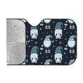 thumbnail image 2 of Bingfone Gnome And Snowflakes Car Windshield Sunshade,Sun Foldable Sun Shield Sun Visor For Car - Small, 2 of 8