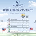 thumbnail image 4 of NUFYX Family Owned Organic Plant-Based Protein, Creamy Vanilla, 18g Protein per 100 Calories, USA Grown Peas, 4 of 14