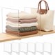thumbnail image 1 of Separadores de repisa y organizador para bolsas SortNStore de acrílico, 28 cm, paquete de 6, 1 of 9