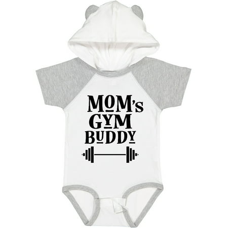 

Inktastic Mom s Gym Buddy Fitness Workout Gift Baby Boy or Baby Girl Bodysuit