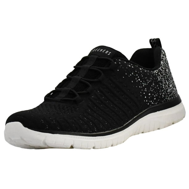 Zapatillas Skechers Virtue para Mujer Negro Blanco Talla 9.5 US