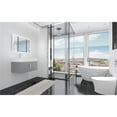 thumbnail image 5 of Amazon 30" Gray Wood Floating Vanity with White Top and Chrome Trim, 5 of 10