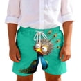 thumbnail image 2 of Pantalones cortos de playa para niños y niñas, de color liso, con estampado bonito, transpirables y con bolsillos, para verano, 2 of 9