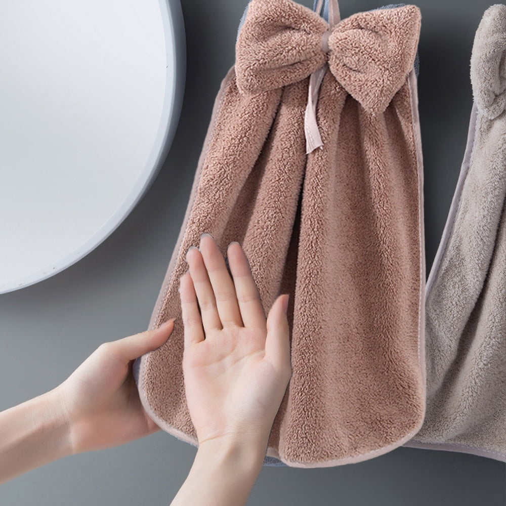  Hipruict Small Towels with Hanging Loop，Hand Dry