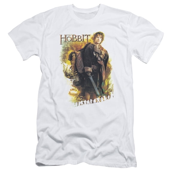 Hobbit Bilbo S/S Adult 30/1 T-Shirt White