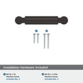 thumbnail image 4 of Amerock Balon 3 inch (76mm) Center-to-Center Oil-Rubbed Bronze Cabinet Pull, 4 of 6