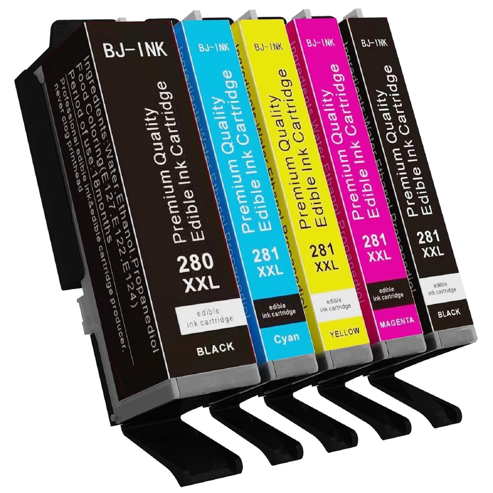 Edible Ink Cartridges for Canon PGI-280XXL CLI-281XXL, Food-Safe Ink ...