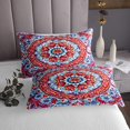 thumbnail image 3 of Erosebridal Bohemian Mandala Coverlet Set Queen, Hippie Floral Bedding Set, Microfiber, 3 of 5
