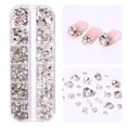 thumbnail image 4 of 12 Grid Nail Drill Set Rhinestone Shaped Drill Sharp Bottom Drill Combination Pack Nail Jewelry Drill diy Set, 4 of 5