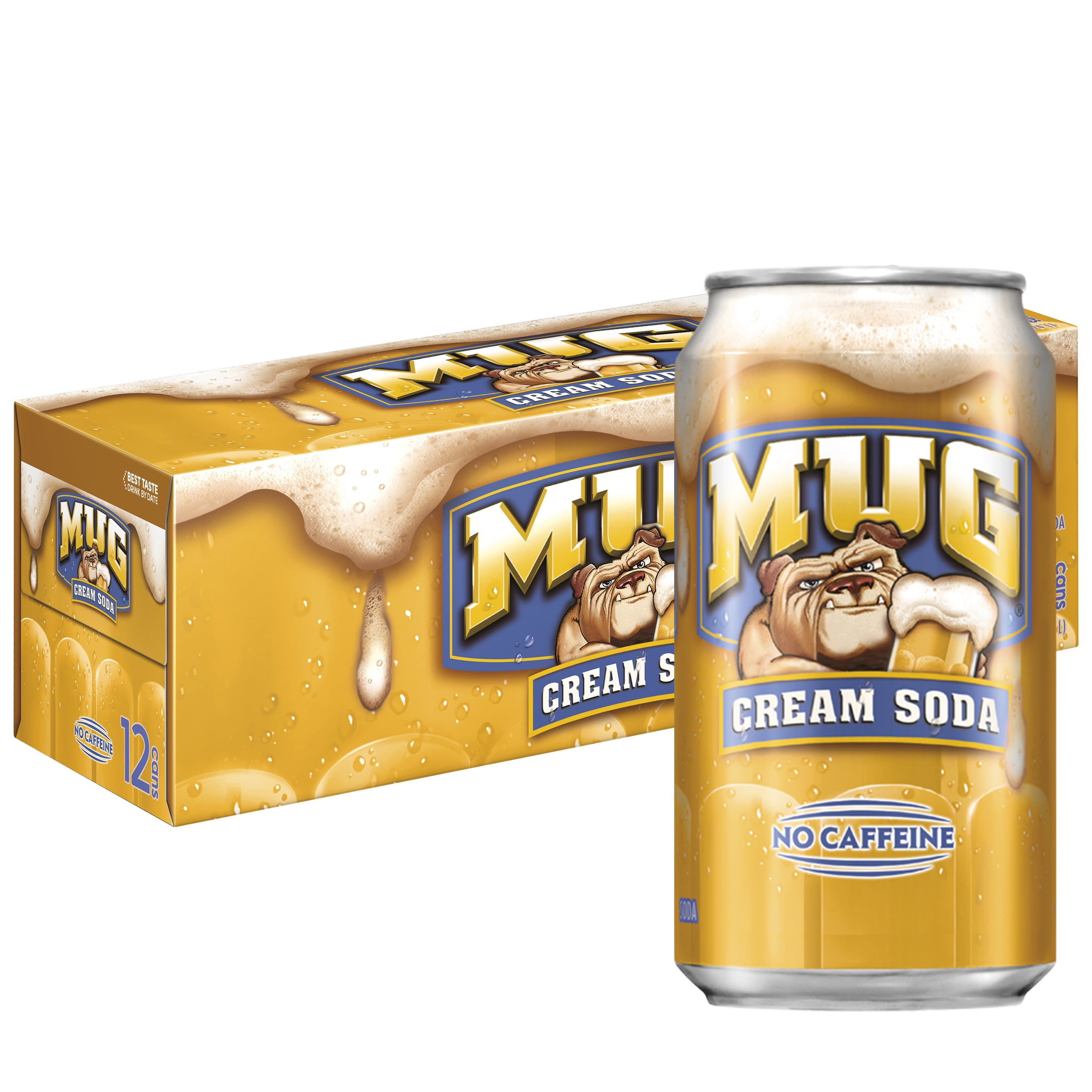Mug Cream CaffeineFree Cola Soda, 12 Fl. Oz., 12 Count