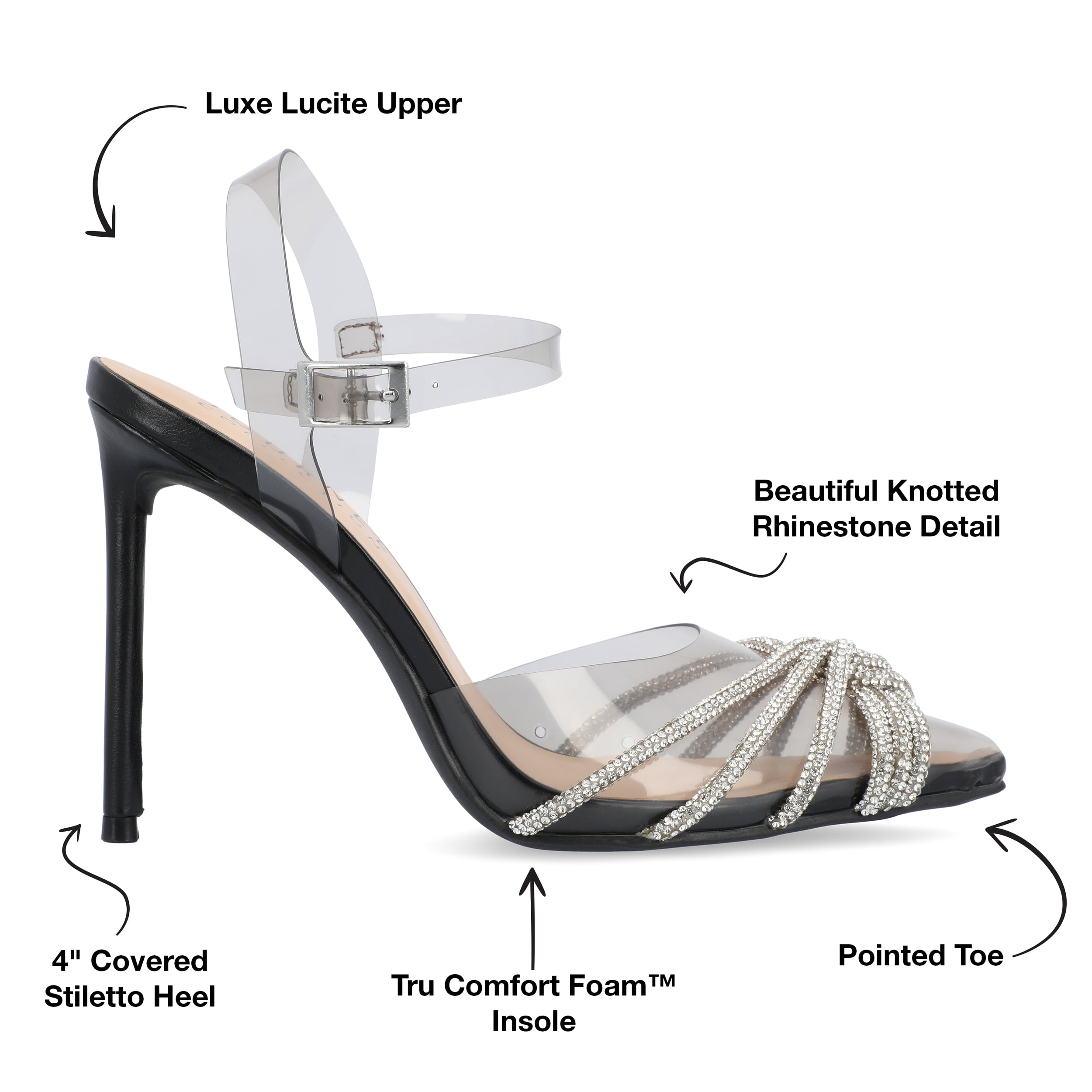 Journee Collection Womens Eleora Tru Comfort Foam High Heel Pointed Toe Pumps