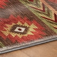 thumbnail image 5 of Addison Rugs Dream Shag Premium Machine Washable Transitional Aztec Brown Rectangle Rug, 3' x 5', 5 of 8