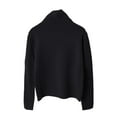 thumbnail image 4 of Girls Long Sleeve Turtleneck Pullover Sweater Soft Knit Lightweight Casual Top for Autumn Winter Comfort, 4 of 4