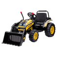 thumbnail image 2 of Aosom 6V Kids Electric Construction Vehicle with Adjustable Bucket, Yellow, 2 of 9