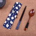 thumbnail image 4 of COM1950s Wooden Chopsticks, Spoons, Portable Set, Wooden Couple Tableware, 4 of 6
