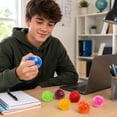 thumbnail image 6 of Soft Squeeze Decompression Dough Handmade Squishy Ball with Sound Stuffed Bun Sensory Balls Slow Rising Squishy for Fun Fidget Toy Novelty Desktop Toy for Desktop Display and Play, 6 of 7