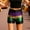 Multicolor4, variant on HOZADOIE Womens Shorts Christmas Casual Elastic Waistband Stylish Color Block Low Waisted Parkly Glitter Party Dancing Distinctive Lounge Sequin Shorts with Pockets