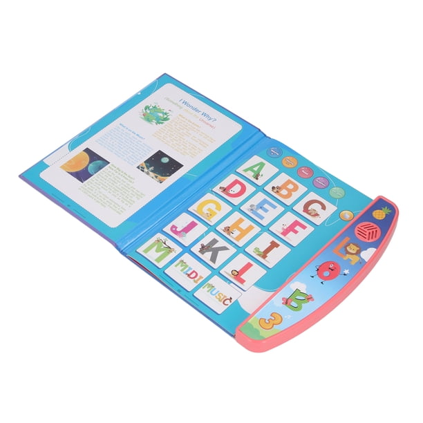 Libro De Aprendizaje De Inglés, Juguete Electrónico Para Niños Con Música, Historias, Formas, Libro De Sonido Educativo Interactivo Para Niños