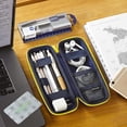 thumbnail image 5 of Pencil Holder Case For Apple Pencil Eva Hard Shell Pen Pencil Case For Ipad Pro Usb Cable Earphone Fountain Pen Black, 5 of 5