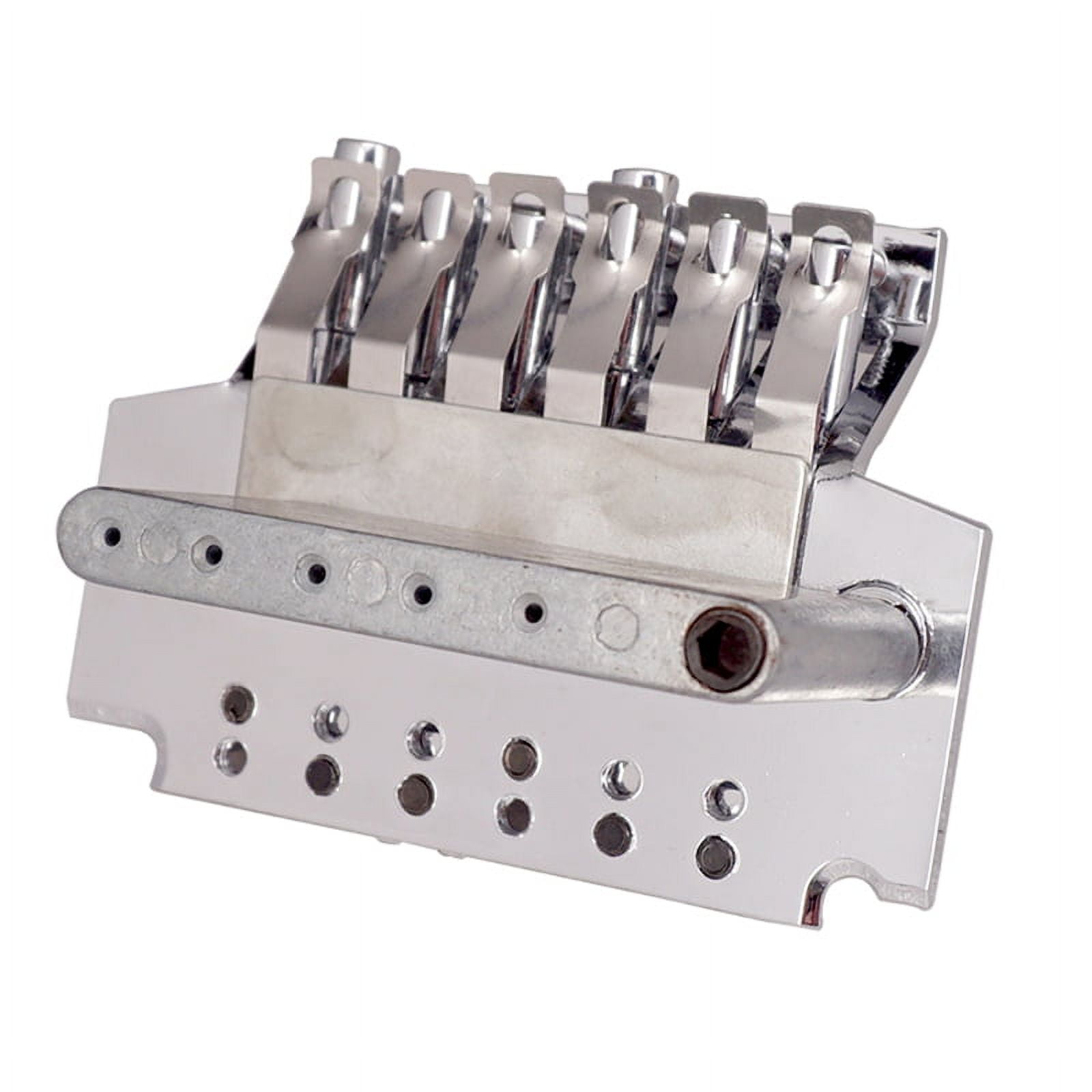 Chrome Electric Guitar Tremolo Bridge Double Locking Systyem/78MM Between the 2 Studs Centers/Strings Through Saddle