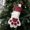 White, variant on PATLOLLAV White Dog Paw Christmas Stockings,Red and Black Plaid Cuff Hanging Gift Socks for Holiday and Christmas Decorations for Xmas Tree,Best Gift Bag for Christmas Party