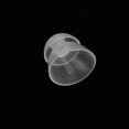 thumbnail image 4 of 10 Pcs Hearing Amplifier Ear Tips Transparent Double Layer Closed Anti Static Soft Silicone Earplug Domes S, 4 of 5