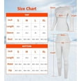 thumbnail image 6 of Women Ski Thermal Underwear Sets Moisture-wicking & Quick Drying Tight Crew Neck Seamless knitted Base Layer Long Johns, 6 of 8