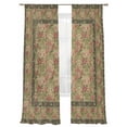 thumbnail image 2 of Sage Green Boho Sheer Curtains 96 Inches Long 2 Panels Set, Window Sheer Curtains for Living Room/Bedroom, Vintage Ethnic Tribe Abstract Art Floral Light Filtering Rod Pocket Curtain 52''x96''x2, 2 of 8
