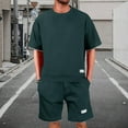 thumbnail image 2 of VNKIDY Versatile Men Outfits Sets Men's Outfits Sets For Casual Wear Lightweight Breathable Summer Relaxed Fit Style With Two Piece Design Comfortable And Versatile Ensemble Solid Color Autumn, 2 of 6