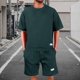 thumbnail image 1 of WILLBEST Trajes Casuales para Hombre, Ligeros y Transpirables, de Corte Veraniego, Estilo Relajado con Diseño de Dos Piezas, Conjunto Cómodo y Versátil., 1 of 5