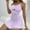 Purple, variant on Hvot&aat Women's Fashion Cut Out Drawstring Swimsuit Solid Color Ruched Tie Front Bathing Suit Stretchy One Piece Swimwear