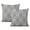 Modern Simple Farmhouse-58, variant on Eye-Catching Gray White Throw Pillow Covers – 16x16 inch, Set of 2 for Sofa, Couch or Outdoor