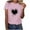Pink, variant on Tbopshirt Valentine's Day T-Shirts for Women Short Sleeve Graphic Tees, Plus Size Tops,Valentines Day Fashion Crewneck Printing Love Heart T-Shirt Casual Loose Womens Tops S-XXXL