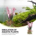 thumbnail image 4 of OULII Artificial Grass For Fish Tank Assorted Color Plastic Plants 1Set, 4 of 8