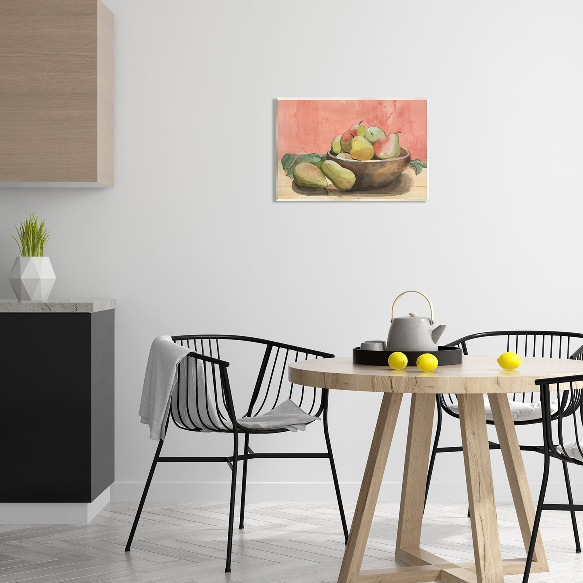 Stupell Industries Watercolor Pears Still Life Food & Beverage Painting Unframed Art Print Wall Art, 19 x 13